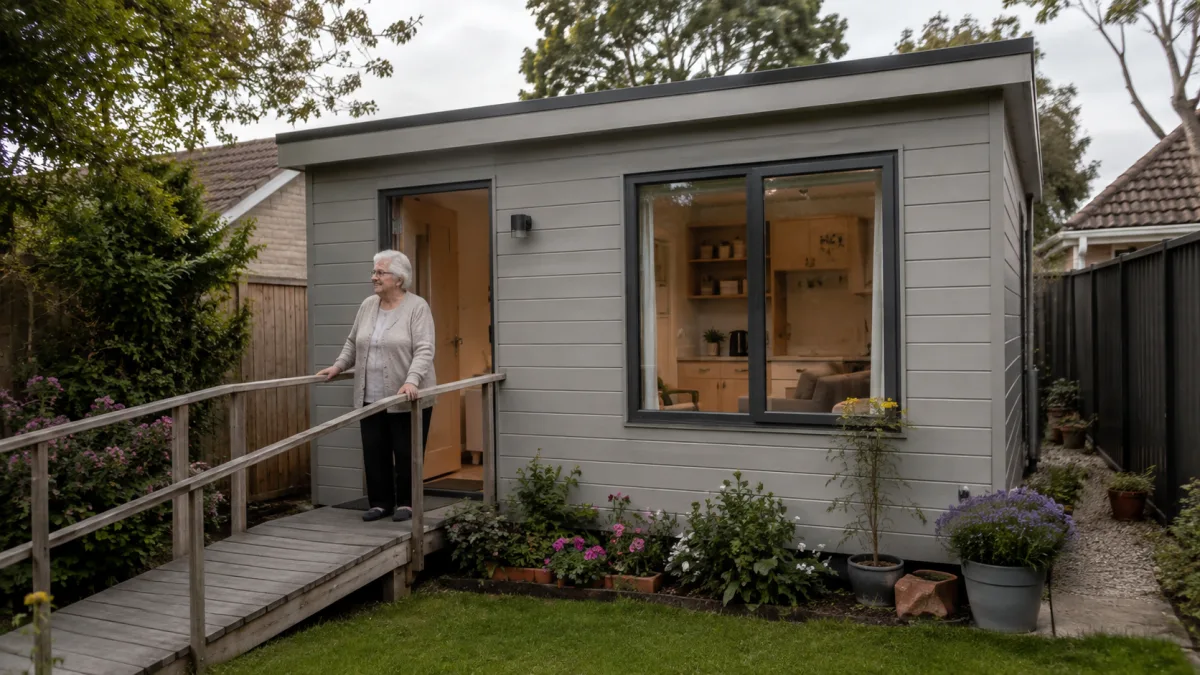 Dieses Gebäude im Hinterhof sieht aus wie ein Gartenschuppen – doch eine 84-jährige Großmutter nennt es ihr Zuhause