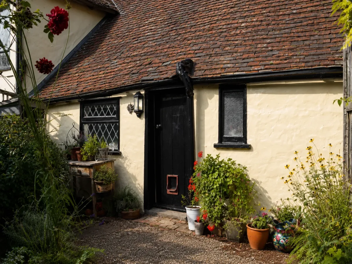 A vent'anni ha acquistato e ristrutturato un cottage inglese di 700 anni fa — e l'interno è davvero incredibile!