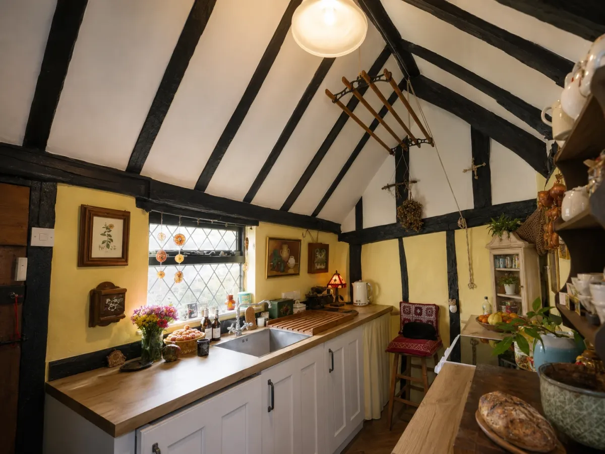 She Bought And Renovated A 700 Year Old English Cottage in Her 20s — And It's Absolutely Amazing Inside!
