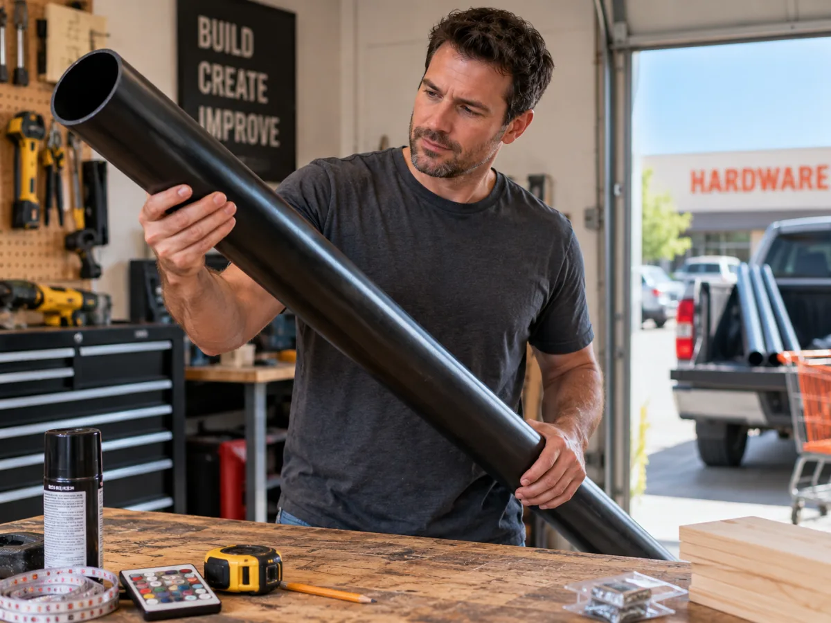 He Used PVC Pipe to Make This—and the Final Result Looks Incredible