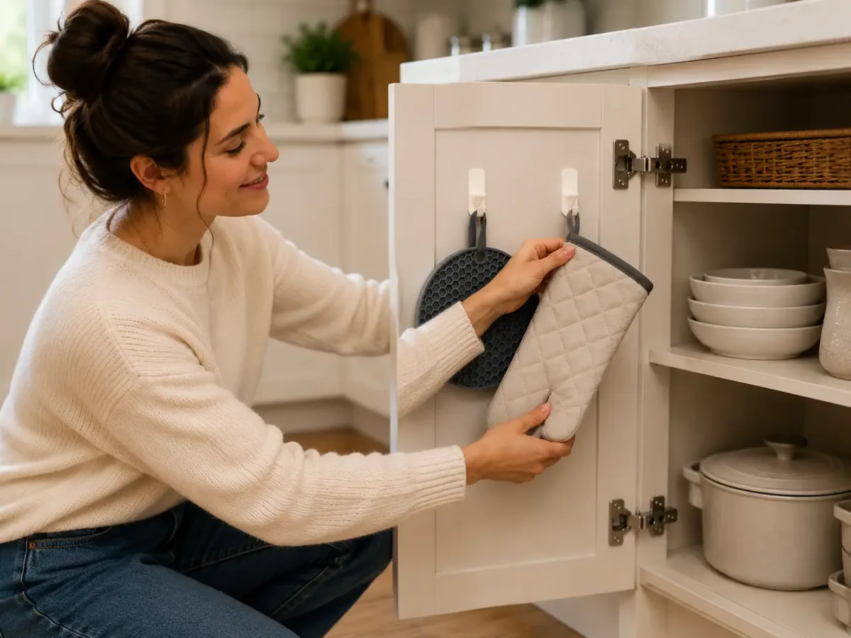 Modi ingegnosi per utilizzare i ganci adesivi in cucina che probabilmente non conosci