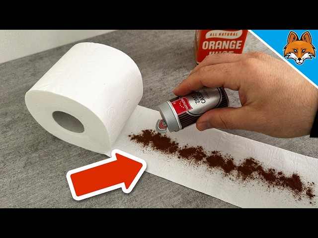 Vous ne croirez pas ce qui se passe quand on ajoute de la cannelle à du papier hygiénique !