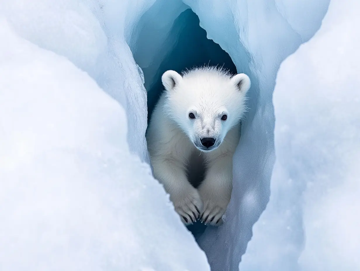 Un ours polaire tente d'attirer l'attention d'un navire de pêche. Lorsque l'équipage comprend pourquoi, il fait descendre un navire de sauvetage