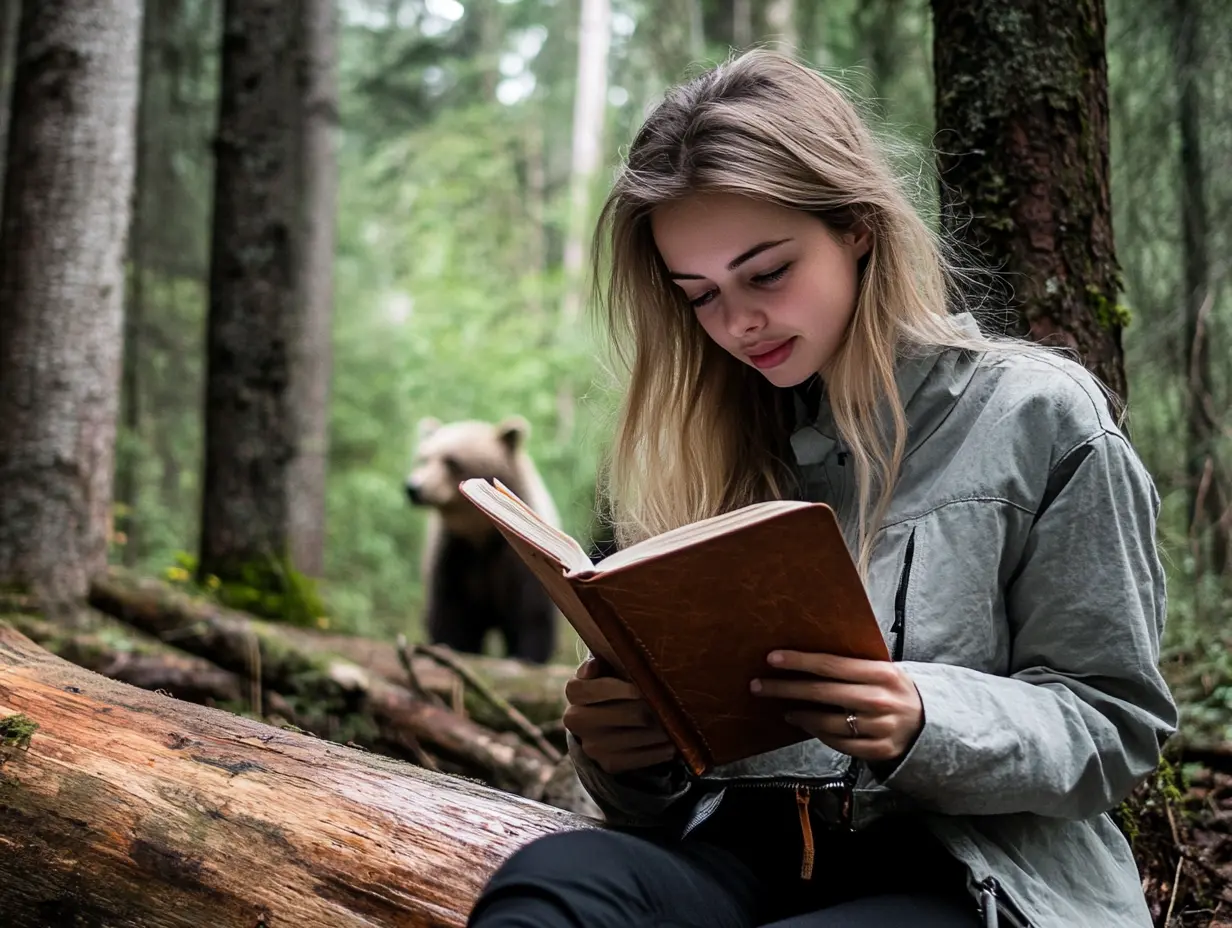 Deux ours l'ont conduite dans la forêt et ce qu'elle a découvert a été dévastateur