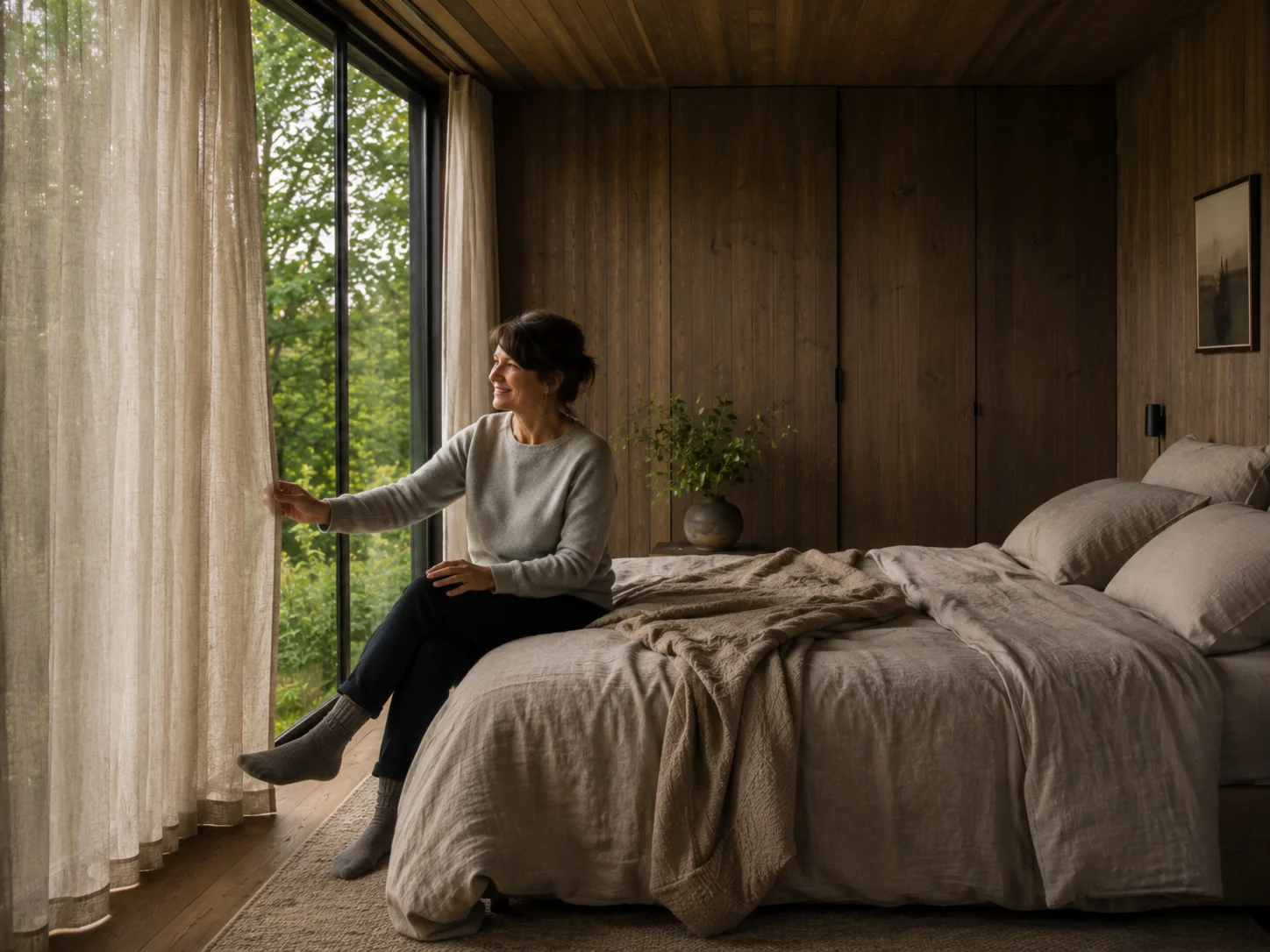 Cette femme a construit une maison de rêve invisible - et l'expérience est surprenante...