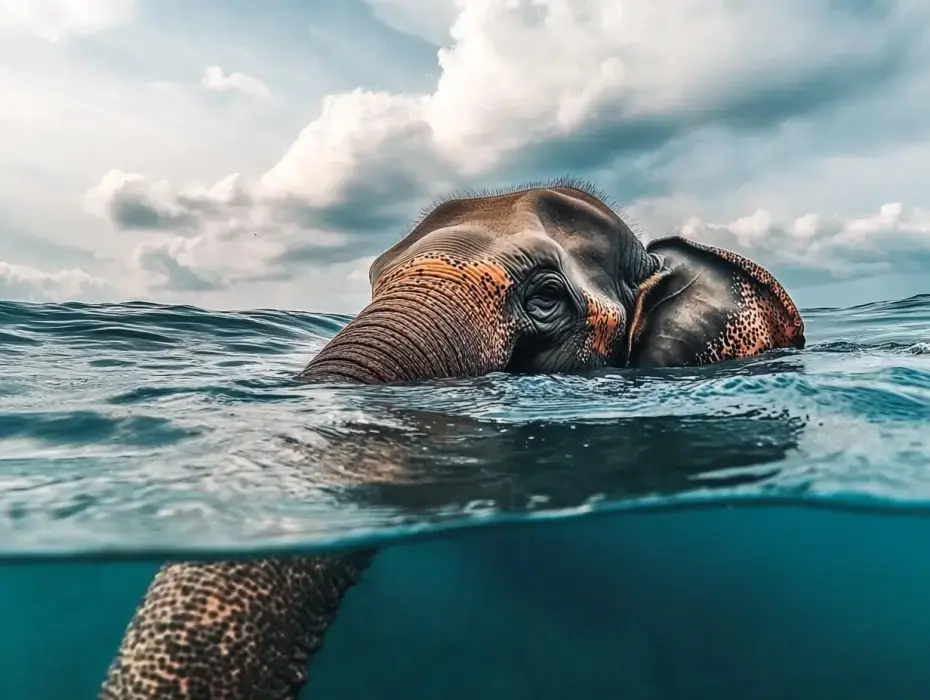 Images trouvées : Un marin se retrouve face à face avec une créature géante sous l'eau