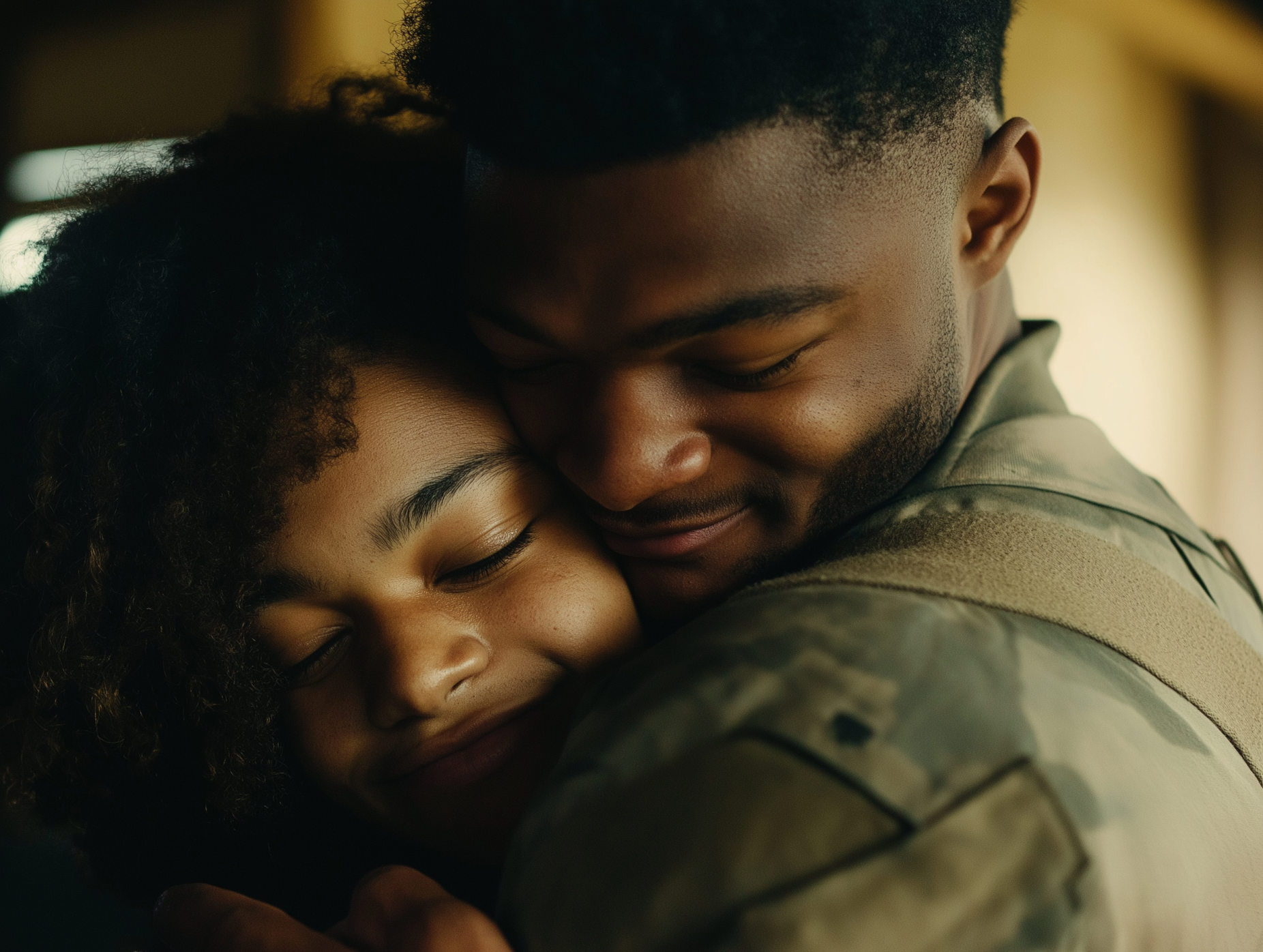 Un soldat rentre chez lui après deux ans et devient blême lorsque sa fille lui dit : "Maman a un secret..."