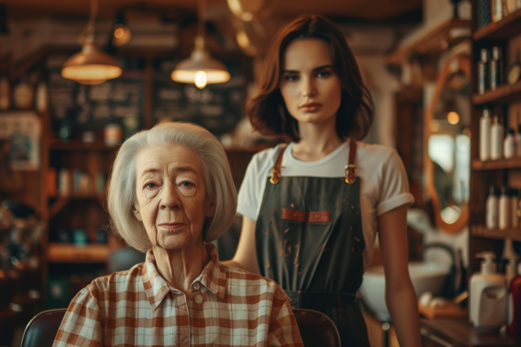 70-year Old Woman Asks For a Trendy Haircut and Gets Laughed At – But Later They Regretted It!