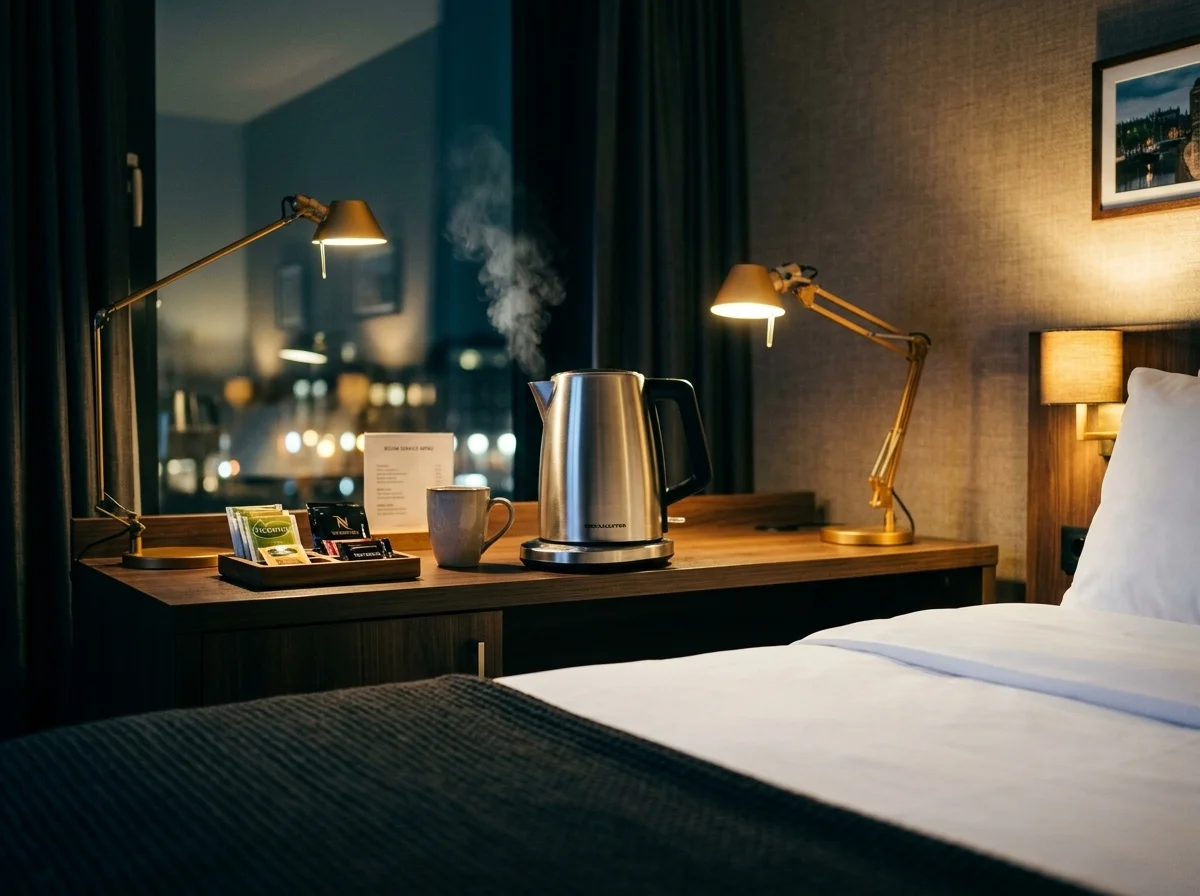 N'utilisez jamais la bouilloire électrique de votre chambre d'hôtel - La raison peut vous horrifier