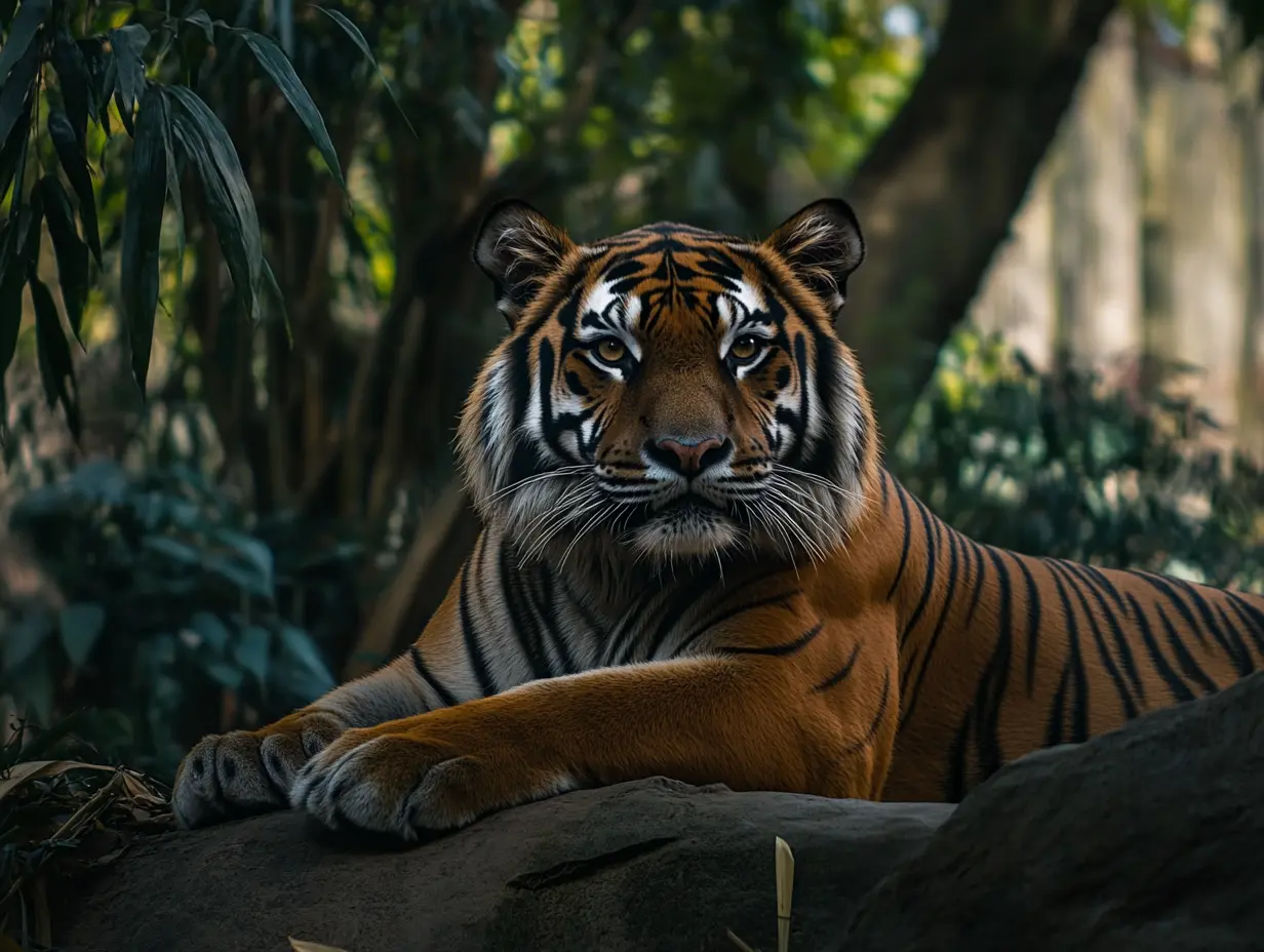 Un tigre refuse de bouger pendant des jours. Les gardiens n'en croient pas leurs yeux lorsqu'ils découvrent la raison de ce refus