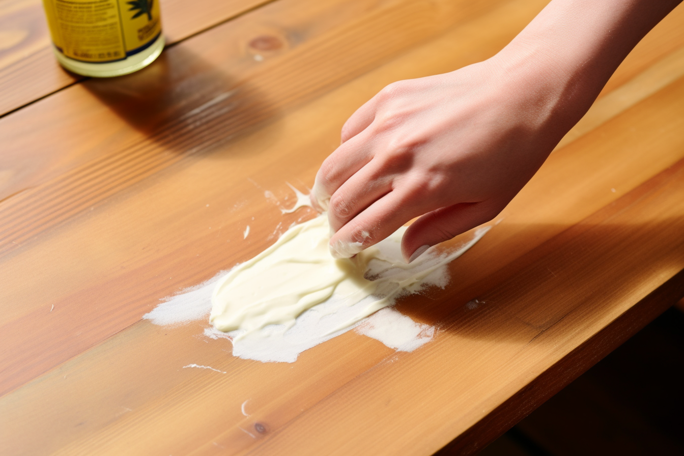 La mayonnaise : Le héros inattendu de vos problèmes de meubles en bois