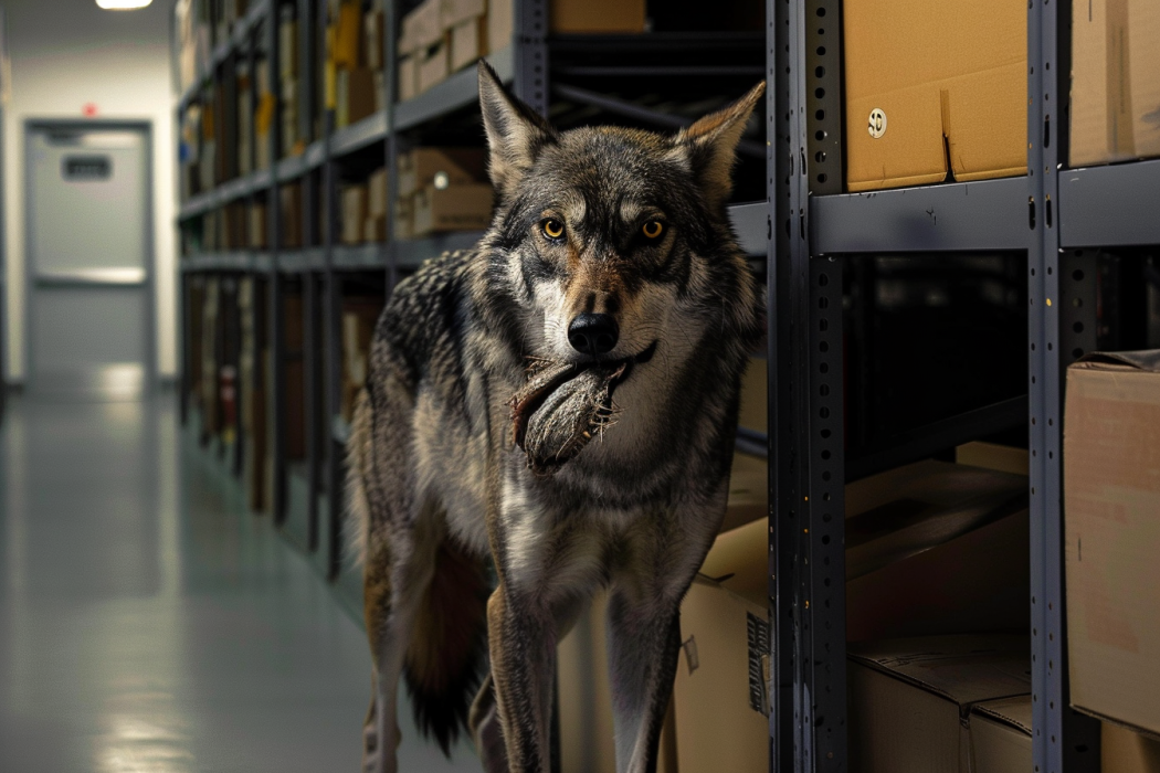 Un loup s'introduit dans une école primaire - Une enseignante est émue par ce qu'il transporte dans sa gueule