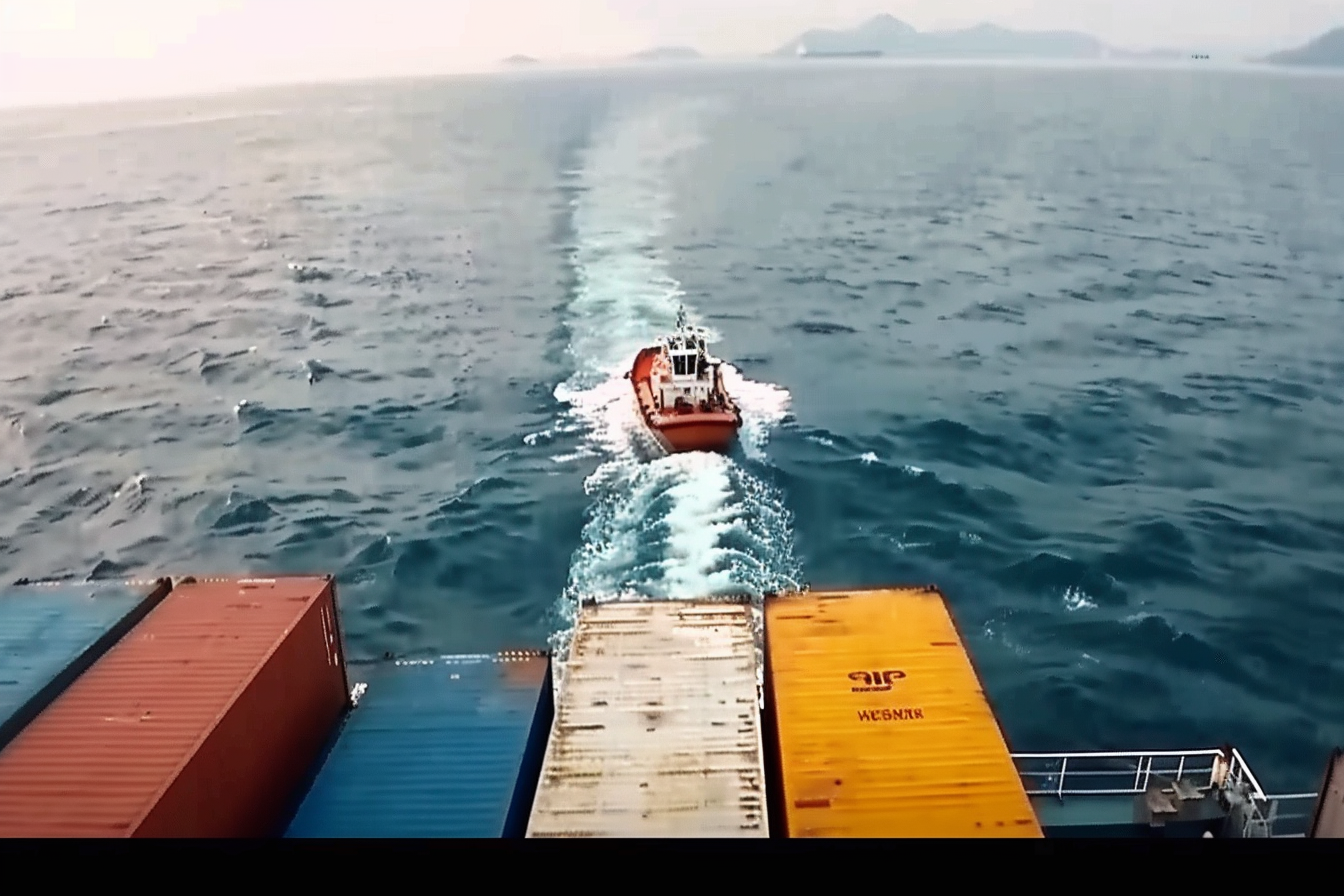 Ein deutsches Containerschiff trifft auf Piraten – aber was der Kapitän als Nächstes tut, erstaunt sie alle!