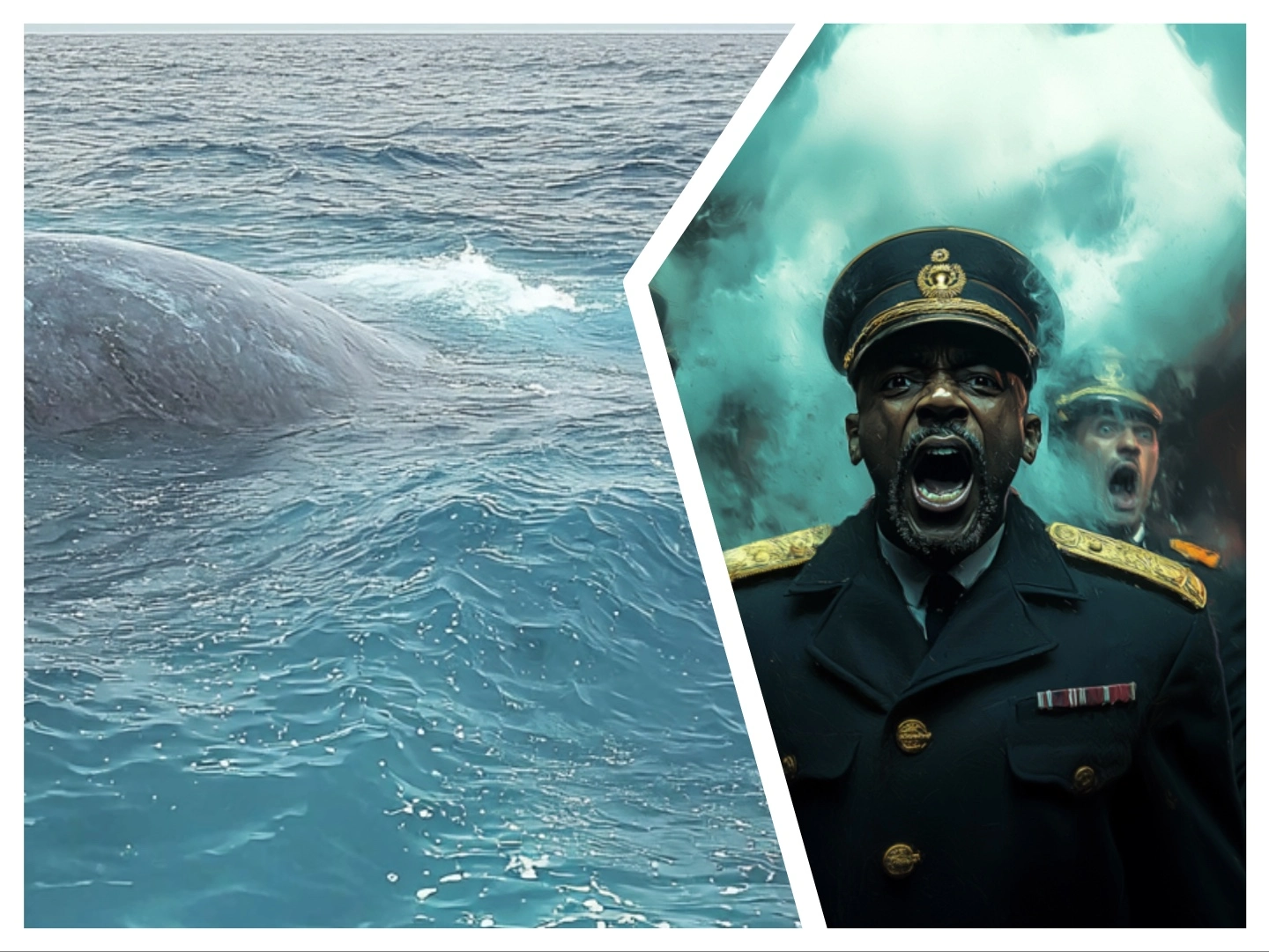 Images trouvées : Un marin se retrouve face à face avec une créature géante sous l'eau
