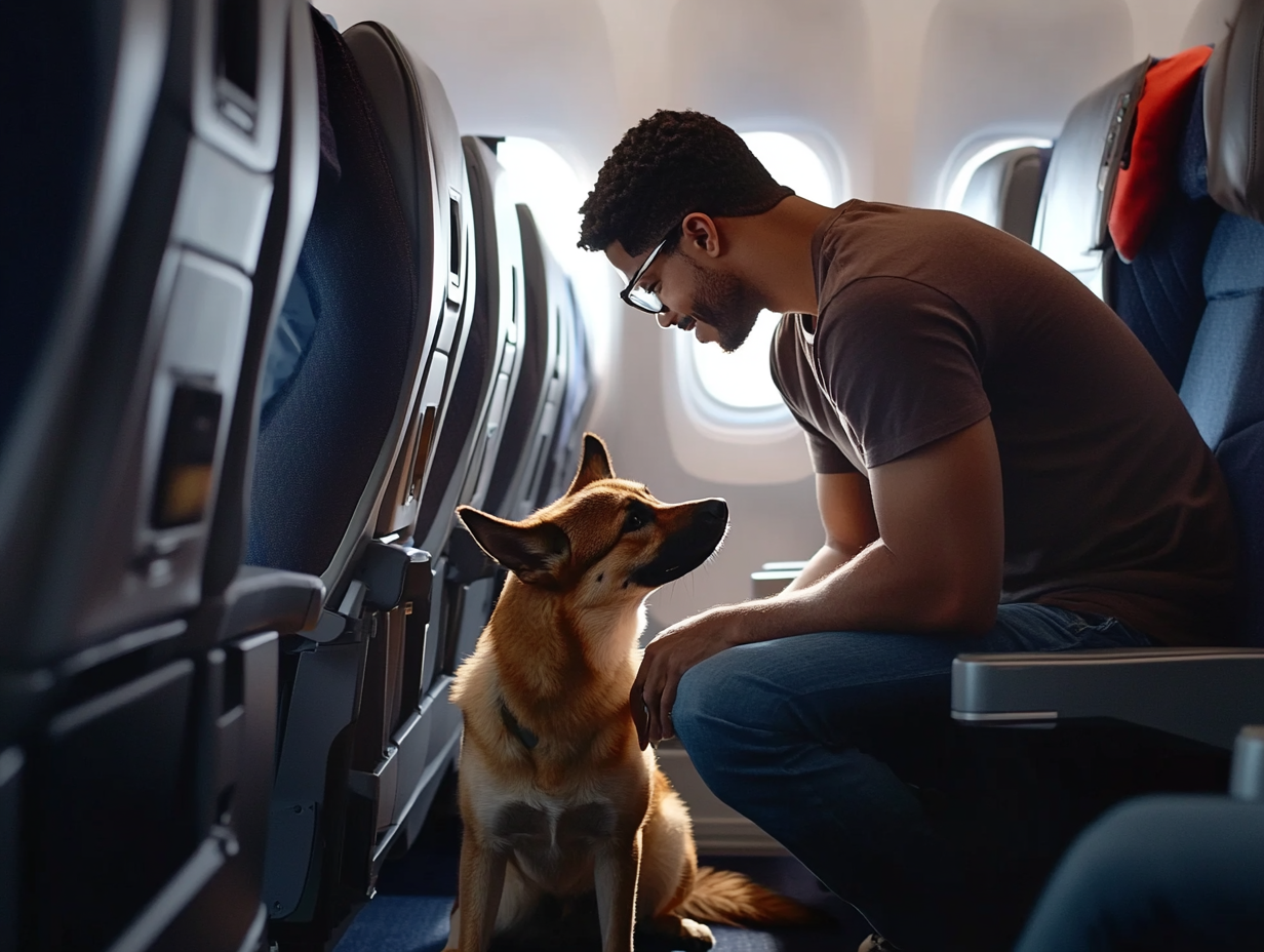 Un passager sans scrupules manque de respect à son chien d'assistance - mais il n'est pas préparé à ce qui lui est révélé..