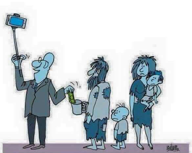 Pictures with a deep message about the sad reality of today's world