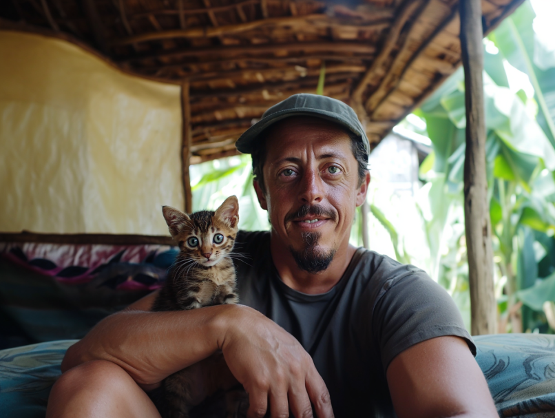 Monkey Drags Away Kitten - Owner Is Shocked To Uncover The Truth