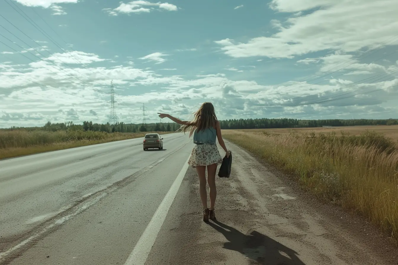 Man Gives Ride to Hitchhiking Girl—Next Day, News Reveals The Unimaginable