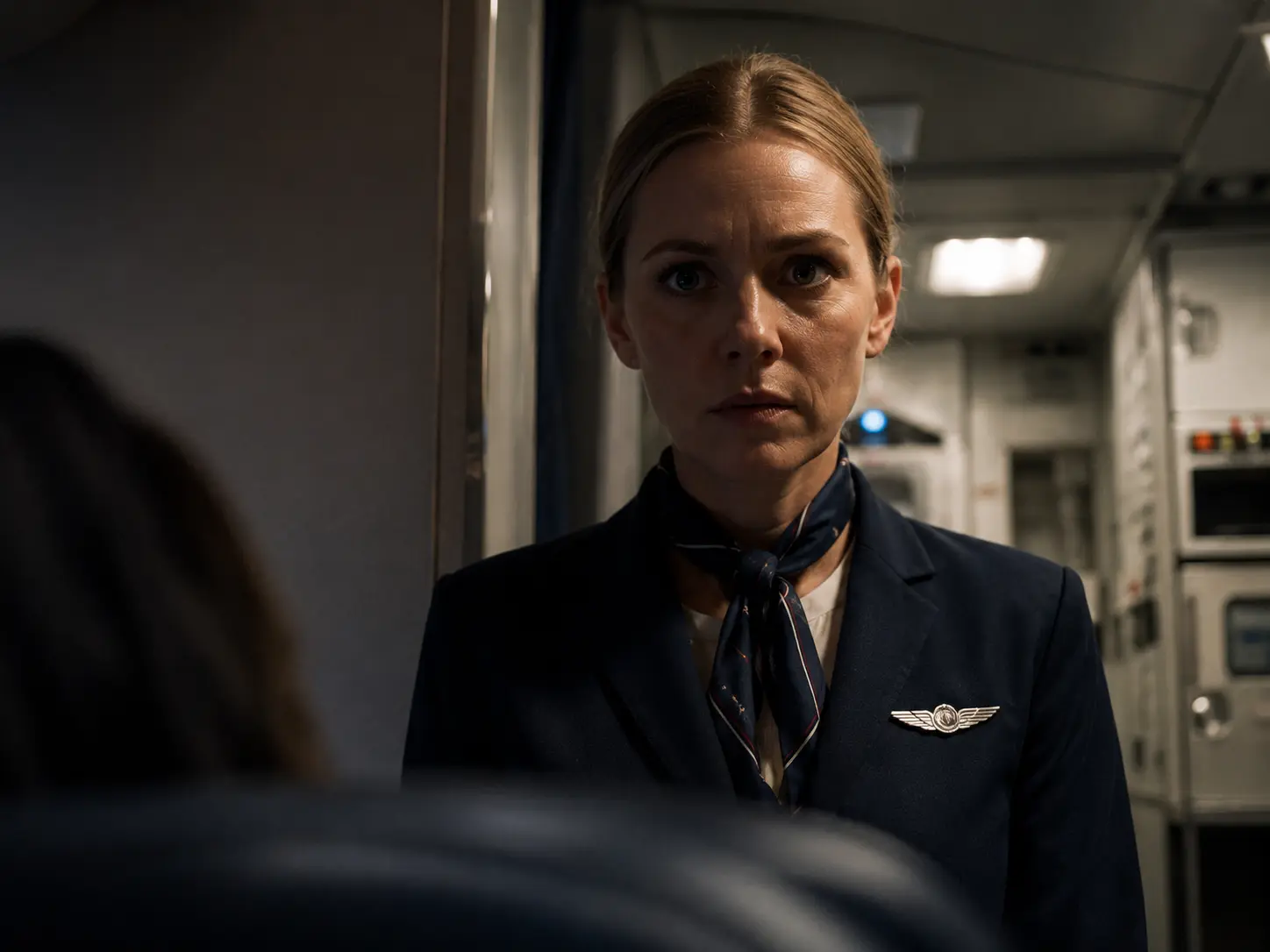 The Flight Attendant Kept Glaring at Me – Then She Slipped Me a Note That Made My Blood Run Cold 