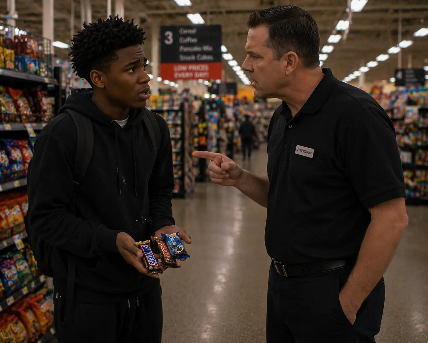 Teen Offers To Carry Groceries For Food, But Once He Heads Inside His World Starts Spiraling