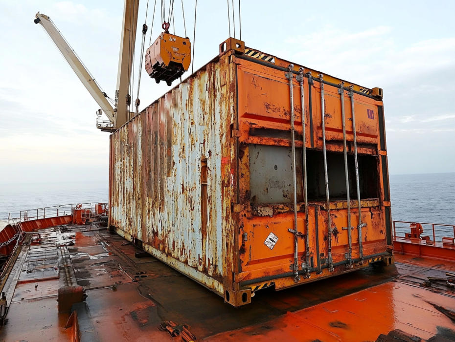 Coast Guard Lifts Container From Ocean Floor, Then They Take A Look Inside
