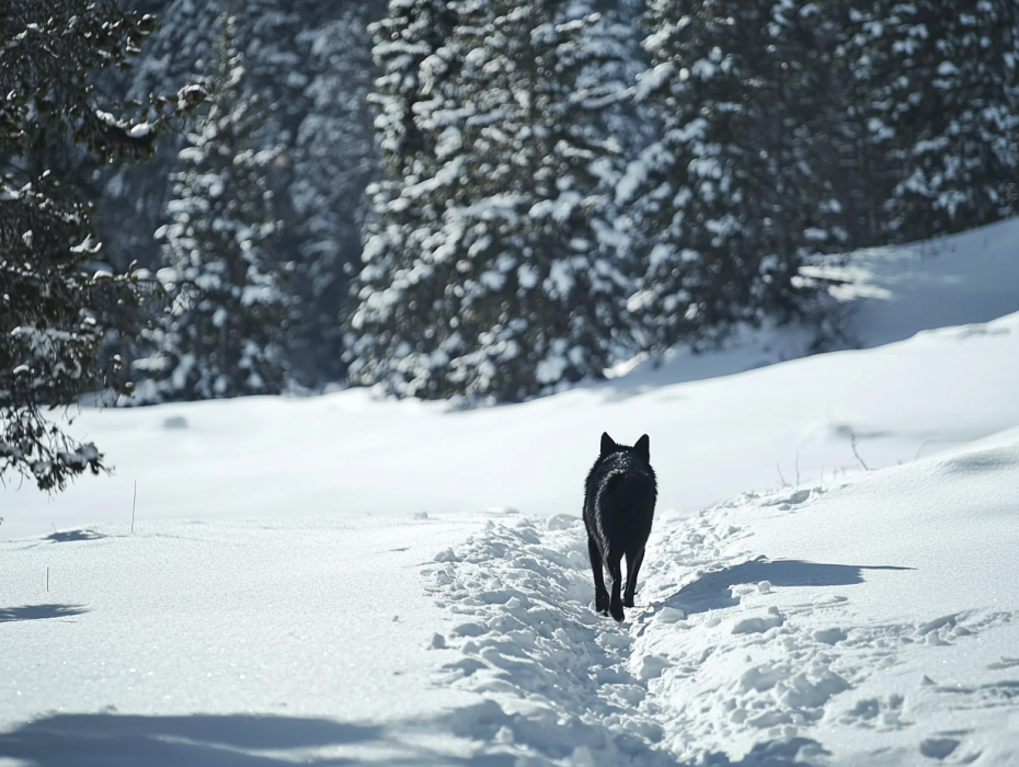 Desperate Man Lost During A Blizzard – Then He Noticed Eyes Watching Him