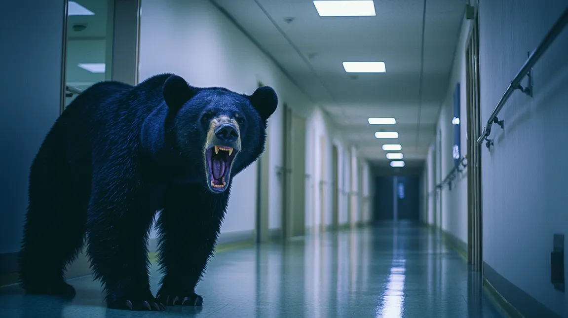 Bear Breaks Into Hospital - Nurse Brought to Tears by What It Carries in Its Mouth