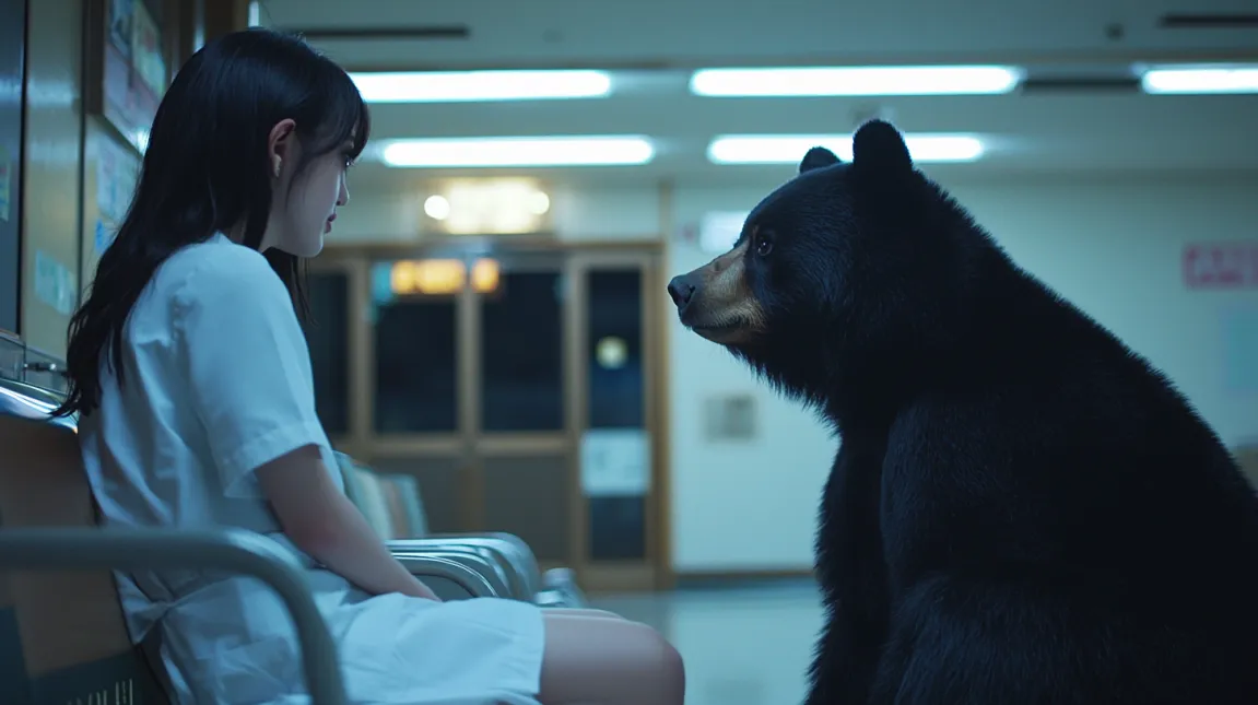 Bear Breaks Into Hospital - Nurse Brought to Tears by What It Carries in Its Mouth