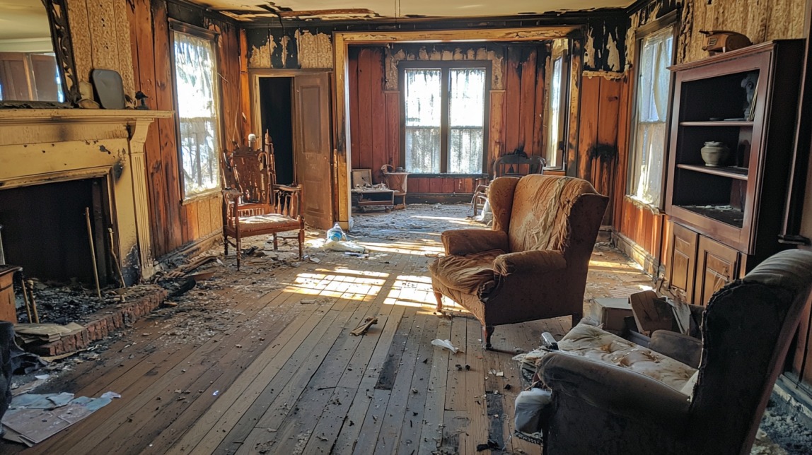 "This 80-year-old woman’s house survived the flames. What saved it from collapse?"