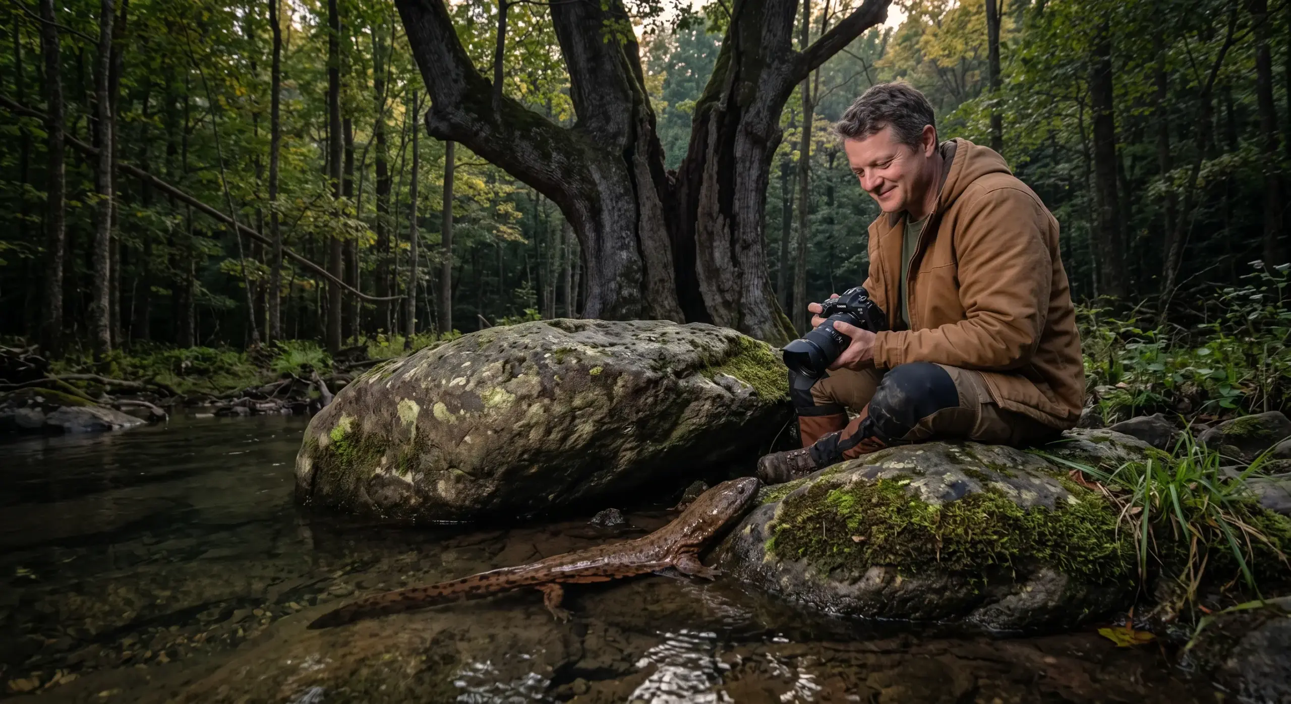 Man Follows Trail Of Spiders Into A Big Tree - When He Looked Closer, His Blood Ran Cold