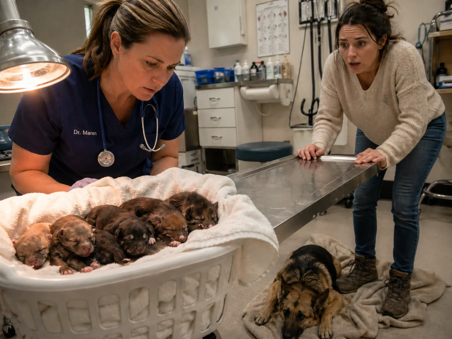 Dog Gives Birth to Puppies – When the Vet Sees Them, She Says "Those Aren't Puppies!”