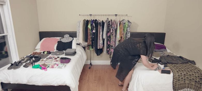With this handy trick you'll be able to fit your entire wardrobe in your hand luggage