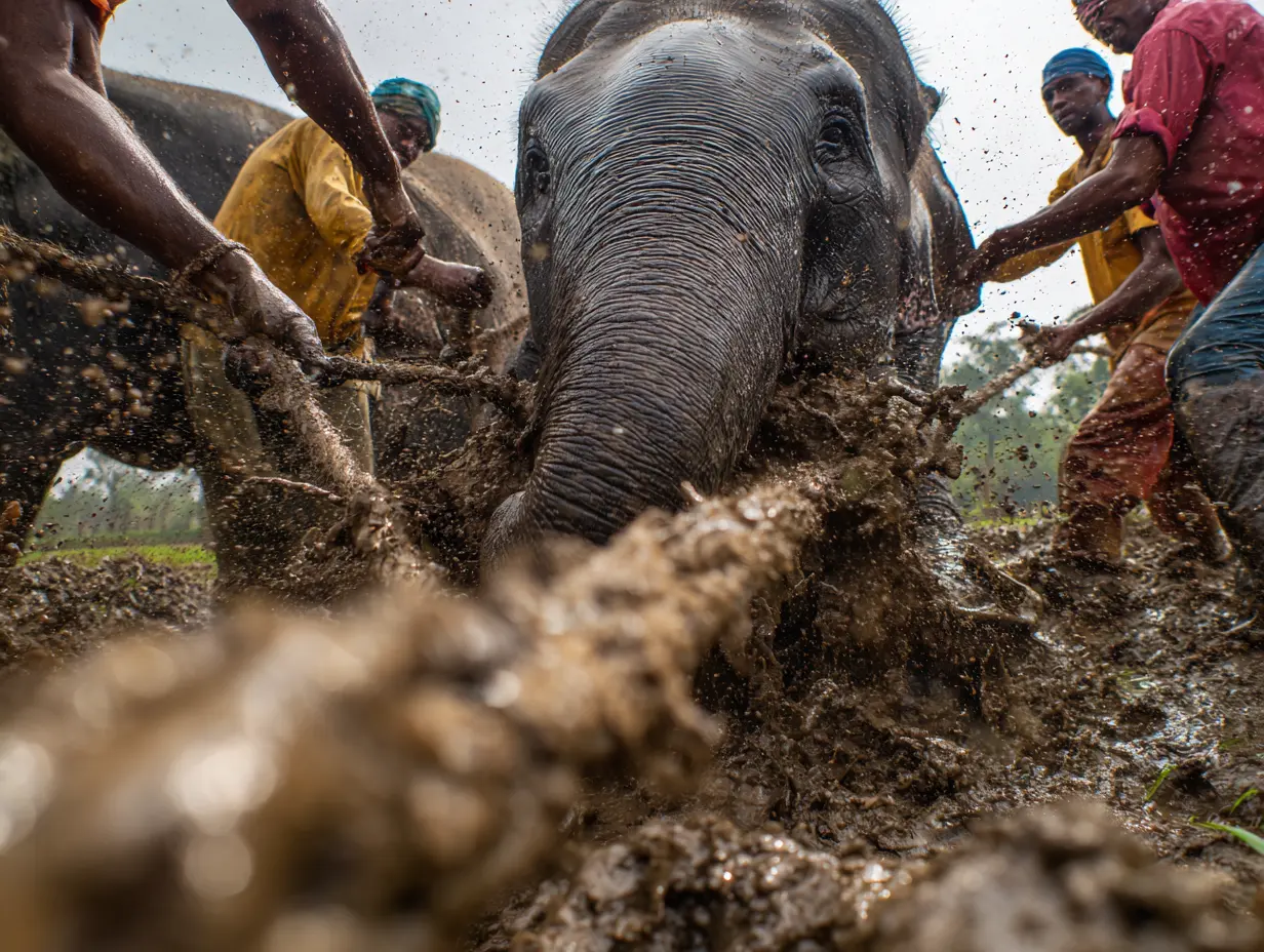 Lone Elephant Bellows In The Forest For Hours — When Villagers Discover Why, They Realize It’s Worse Than It Seems 