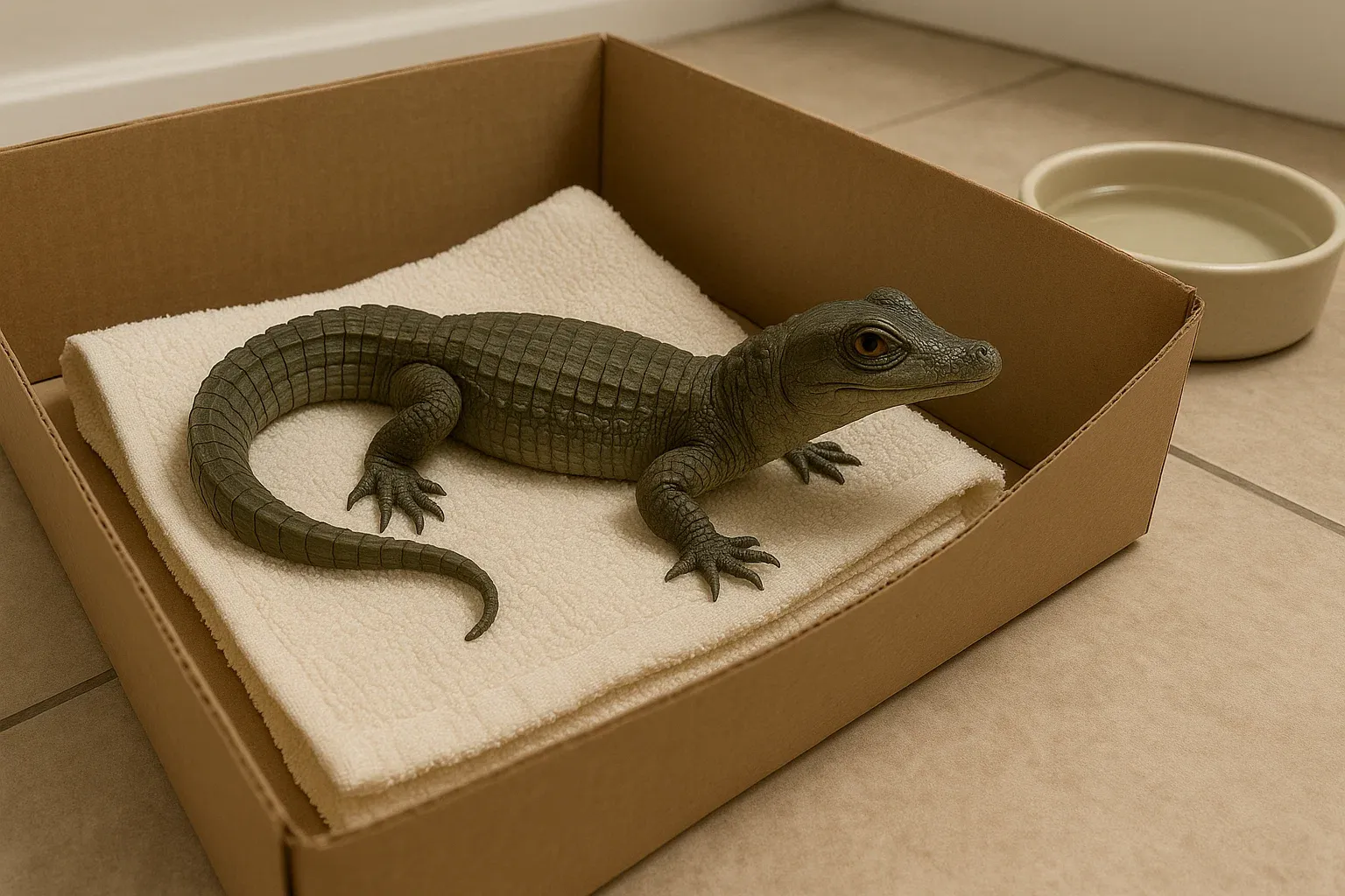 Woman Finds Tiny Lizard Near Garden Shed – What It Grows Into Leaves Her Frozen