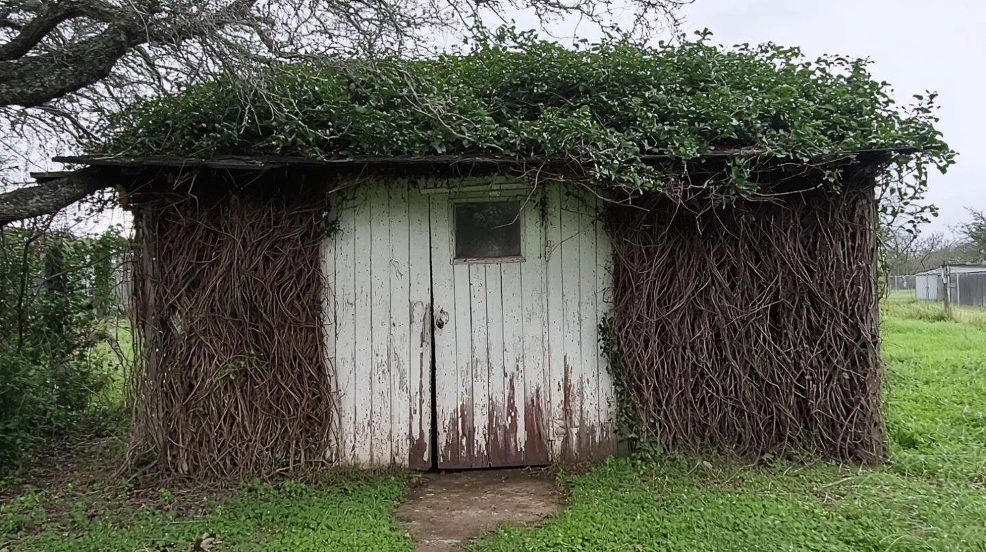 This Young Woman Lives in Old Overgrown Shed – But Wait Until you see Inside!