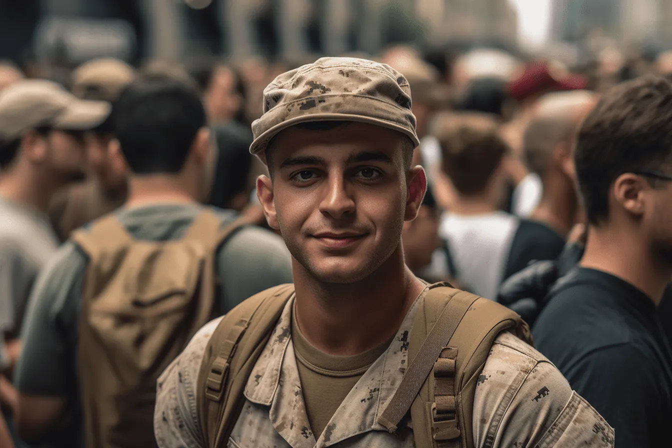 A Marine Rushes Home To Greet his Wife, But Is Surprised When He Sees Her