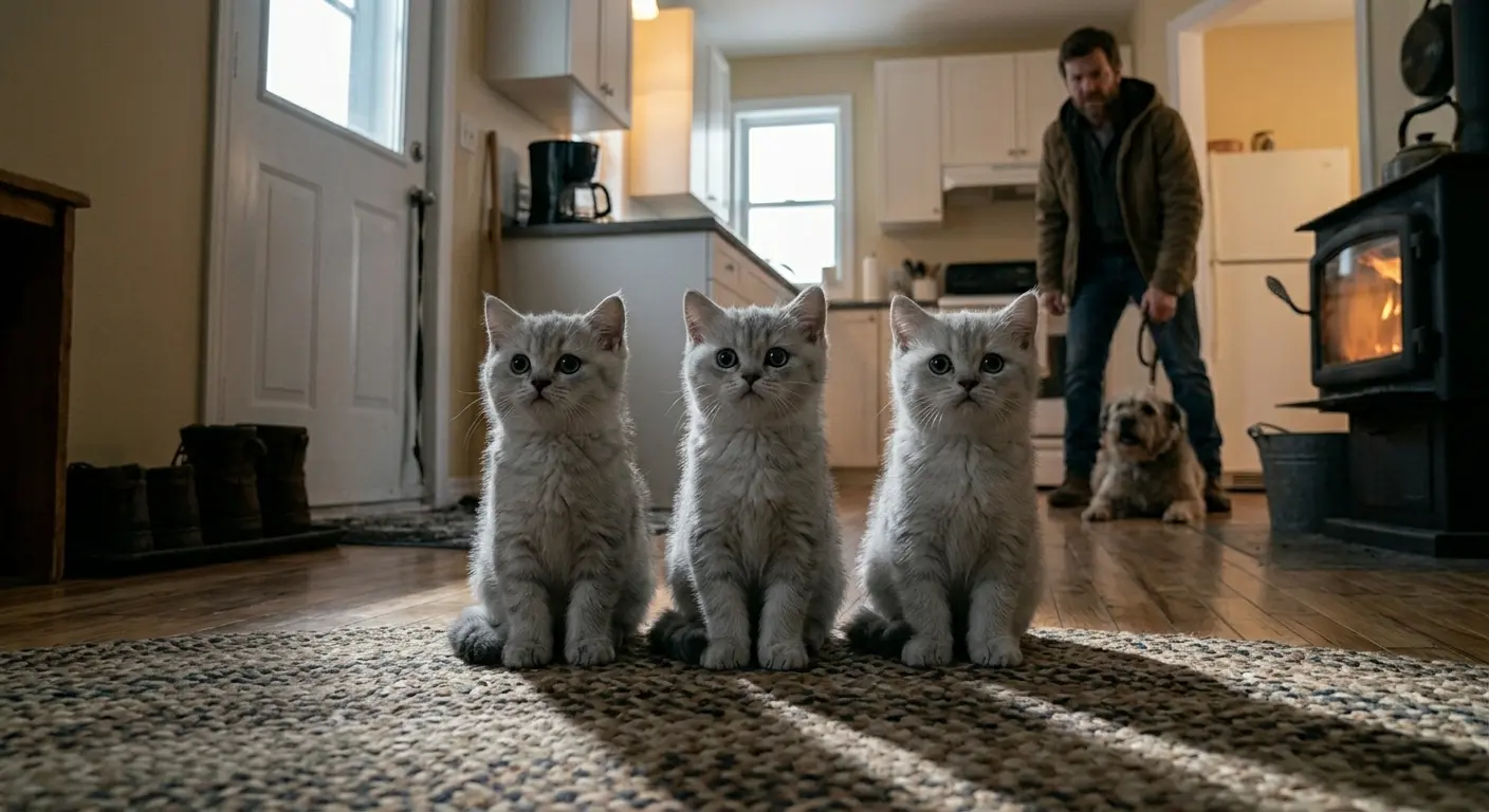 He Found These Little Fur Balls in His Barn… Then the Vet Told Him the Truth
