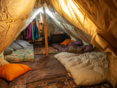 CEO Allows Young Woman to Live Inside "Pillow Fort" in Office - But Watch What Happened Next