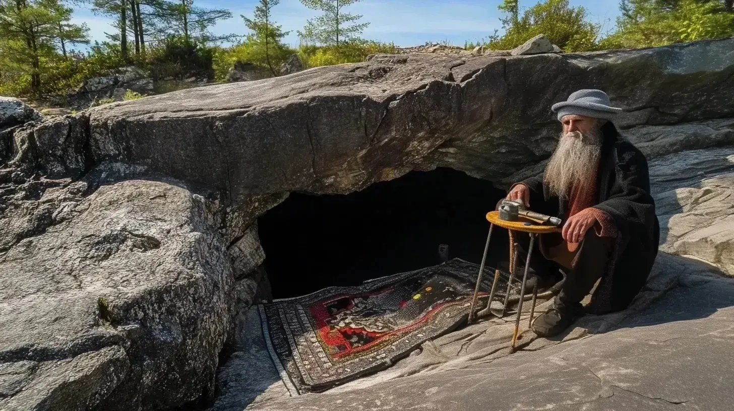 Man relocates to an abandoned bear den