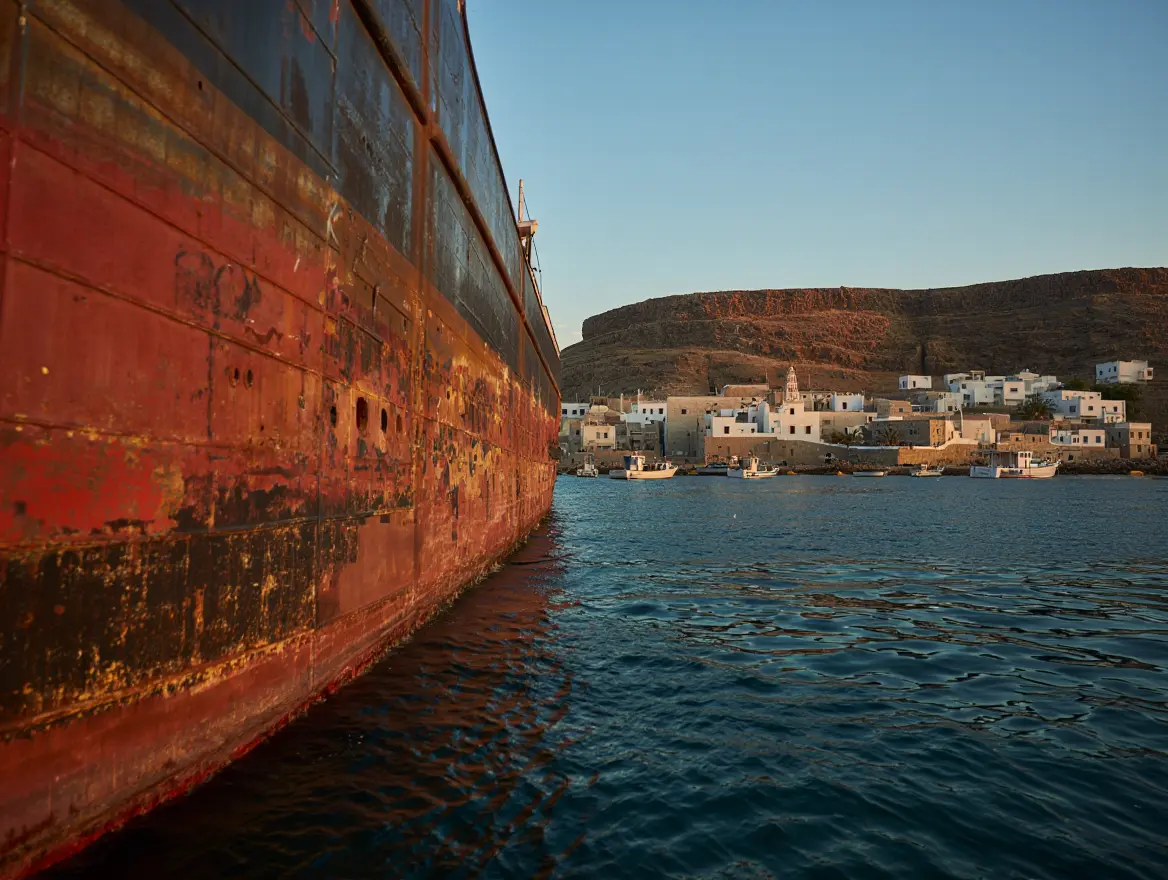 Abandoned Ship Drifts Towards A Village – Locals Turn Pale When They See What’s on It