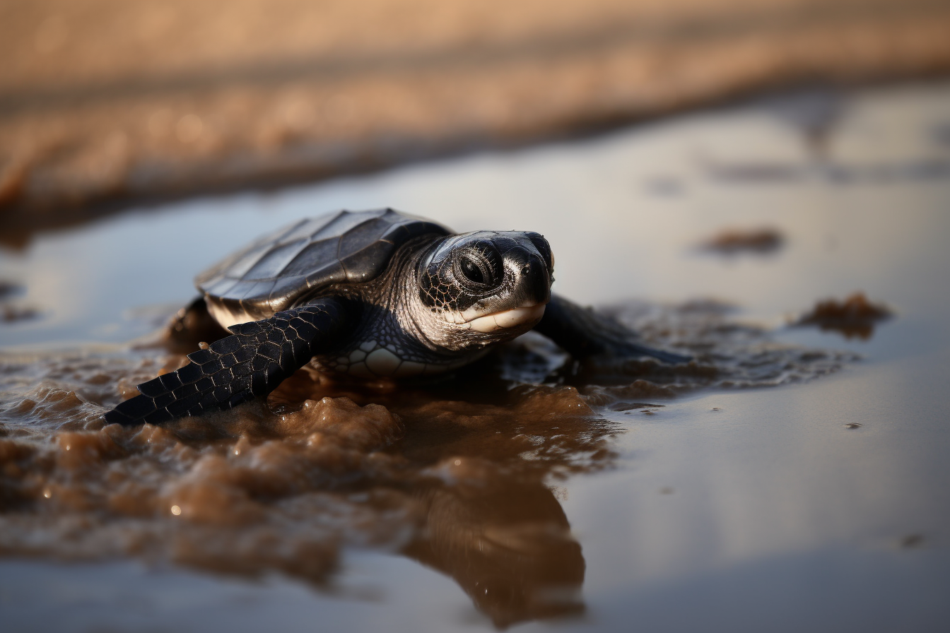 Dying baby turtle saved by family in Ireland