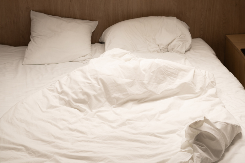 This is why you shouldn't make your bed in the morning