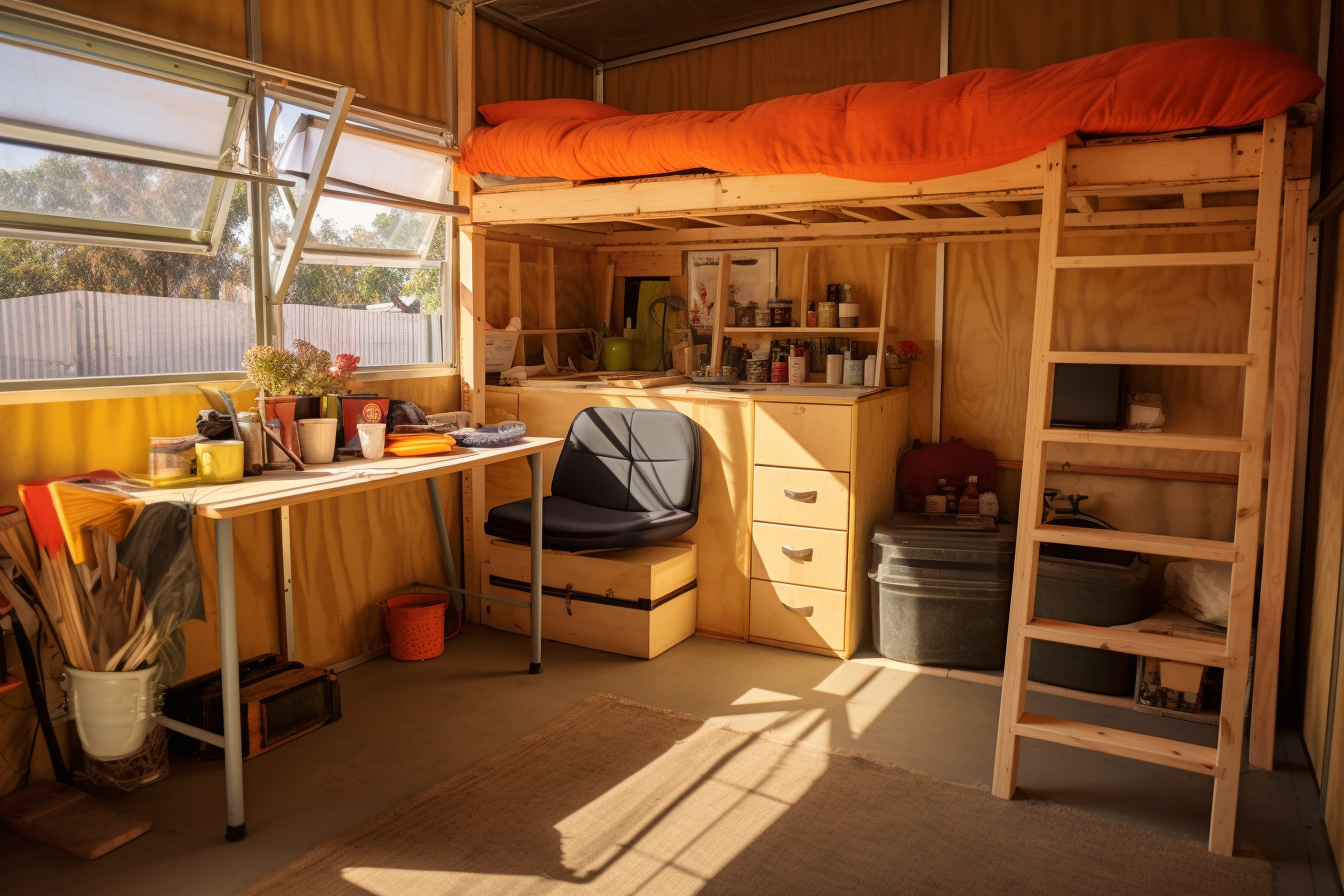 Living in a 160 square feet tiny house