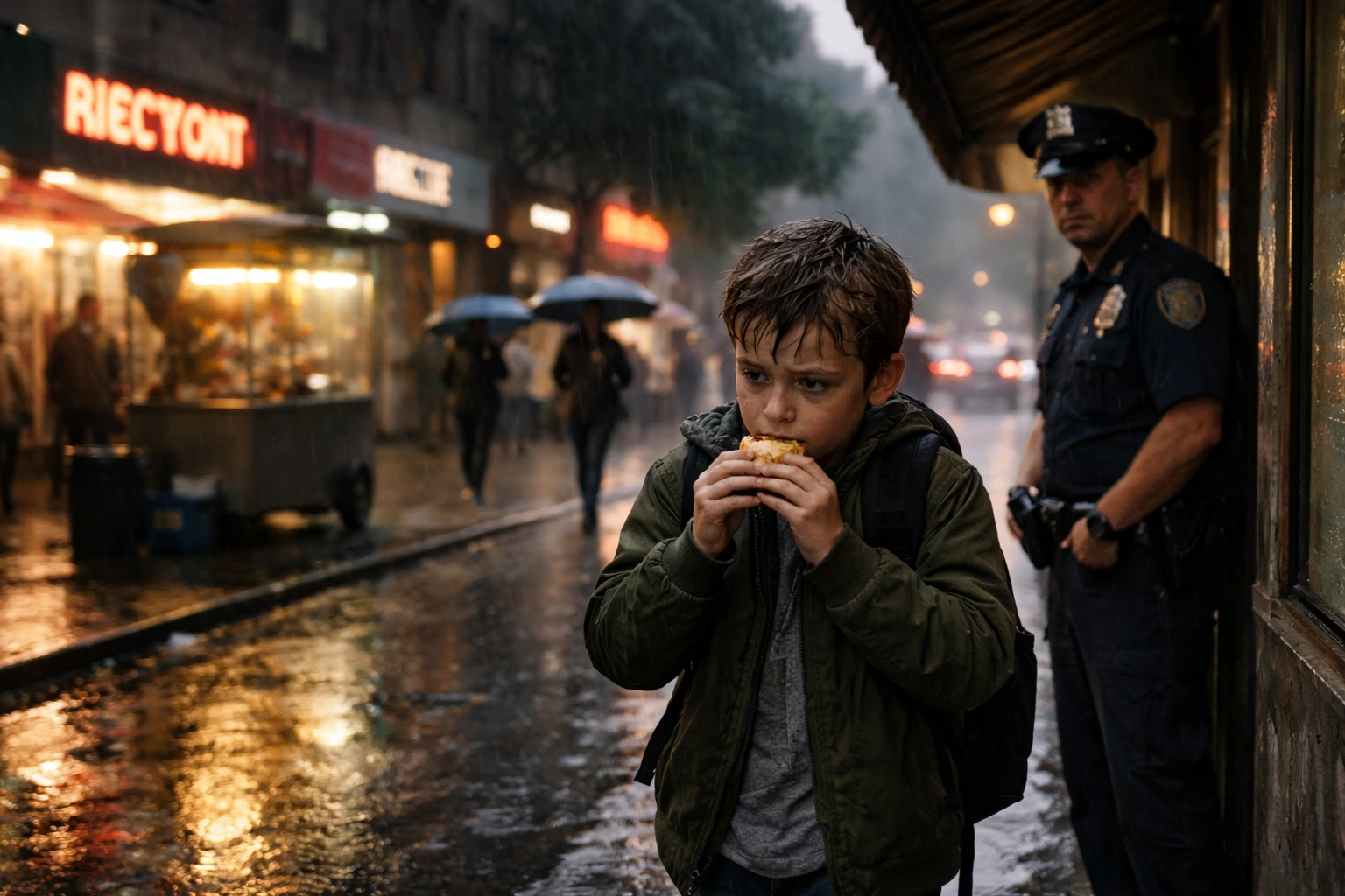 Cop Secretly Follows Lost Boy, Then He Bursts Into Tears When He Sees…
