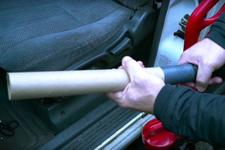 This is why a paper towel tube is the ideal vacuum attachment