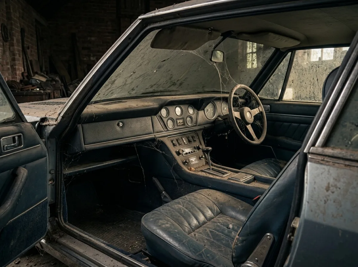 Rare Barn Find: This Revolutionary Car is Back After 30 Years of Inactivity!