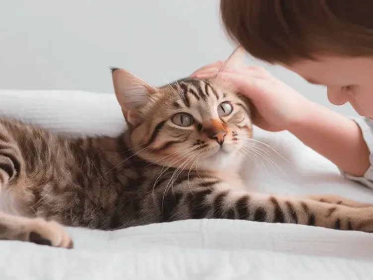 Cat Guarding Baby Every Night - When Parents Sees It, They Bursts Into Tears