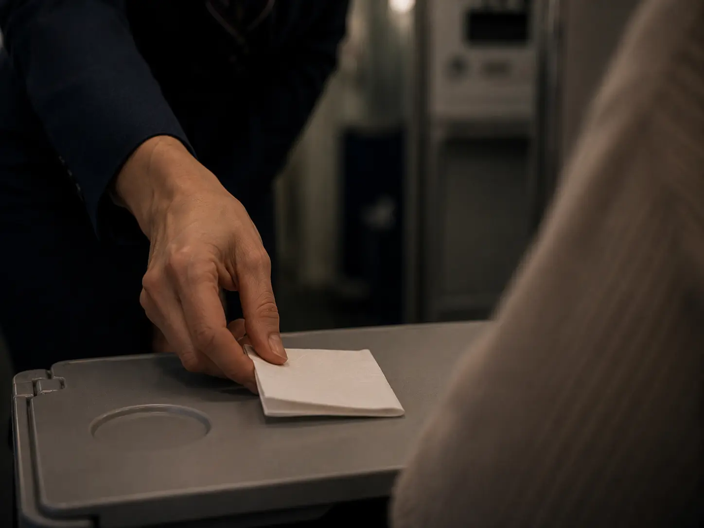 The Flight Attendant Kept Glaring at Me – Then She Slipped Me a Note That Made My Blood Run Cold 