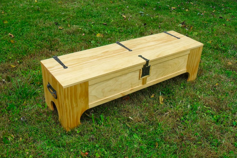 Check out this wooden box! Let's see what's inside... WOAH! I did not expect that