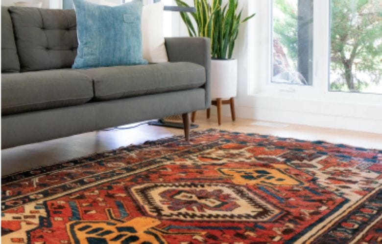 This is how you can clean a rug without any cleaning products